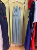 Alfred Sung WN cocktail dress LT Blue 8 as is